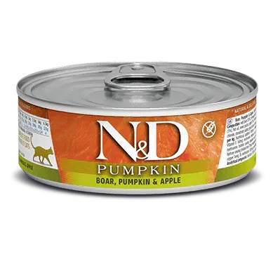 N&amp;D CAT 2.8OZ CAN - WILD BOAR, PUMPKIN &amp; APPLE