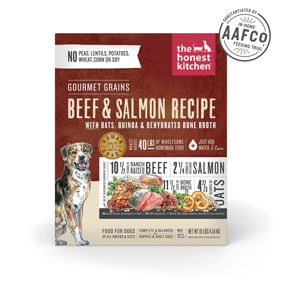 HONEST KITCHEN 10# BEEF AND SALMON