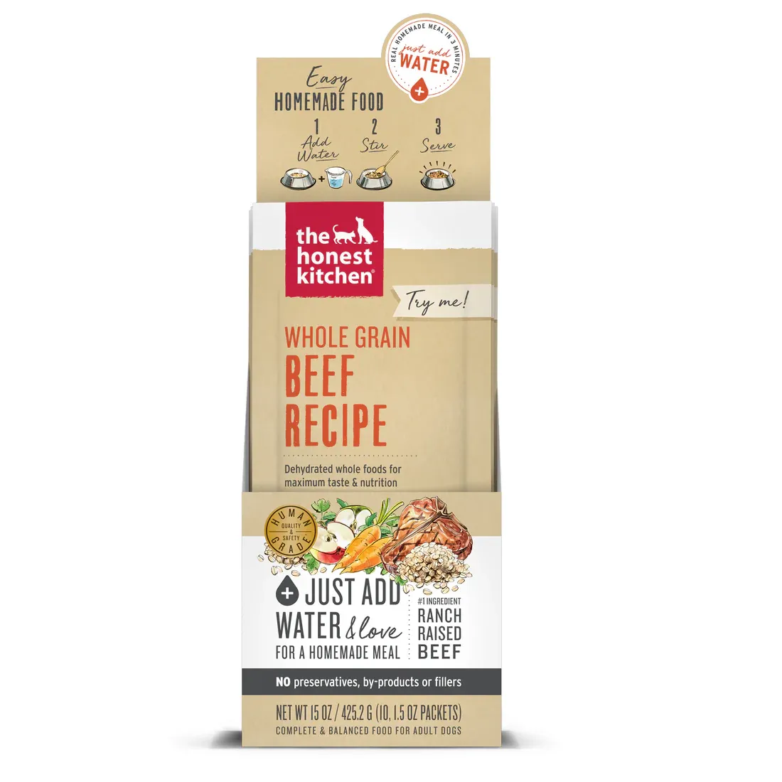 HONEST KITCHEN 10# LID BEEF - DISCONTINUED