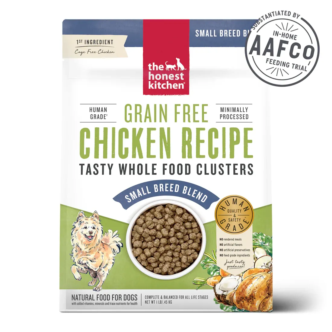 HONEST KITCHEN 10# CLUSTERS SMALL BREED WG CHICKEN