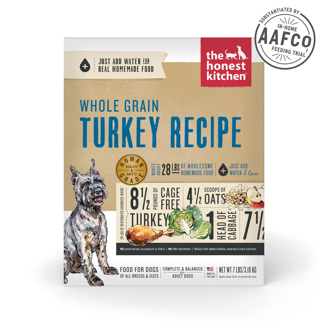 HONEST KITCHEN 10# WHOLE GRAIN TURKEY