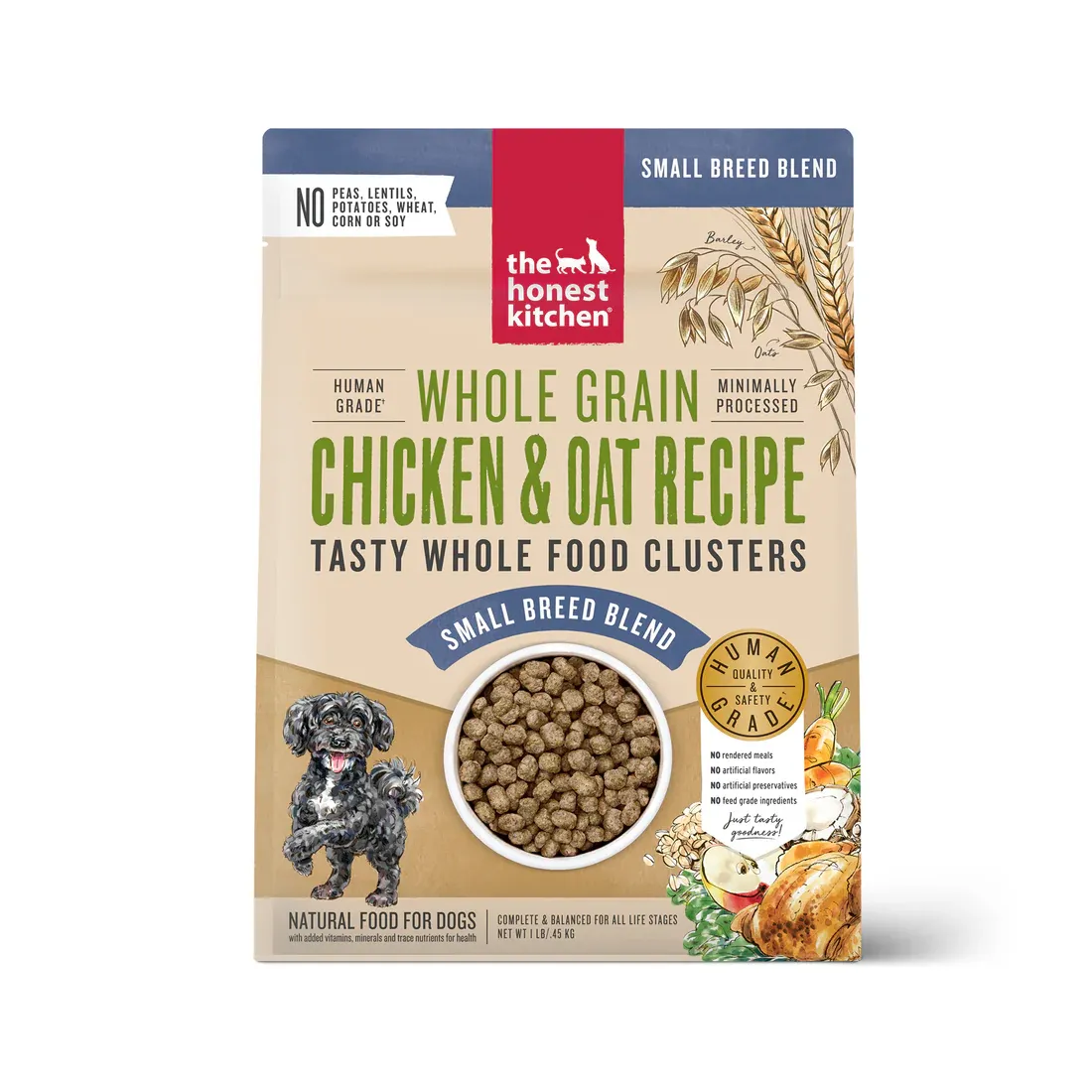 HONEST KITCHEN 4# CLUSTERS SB WHOLE GRAIN CHICKEN