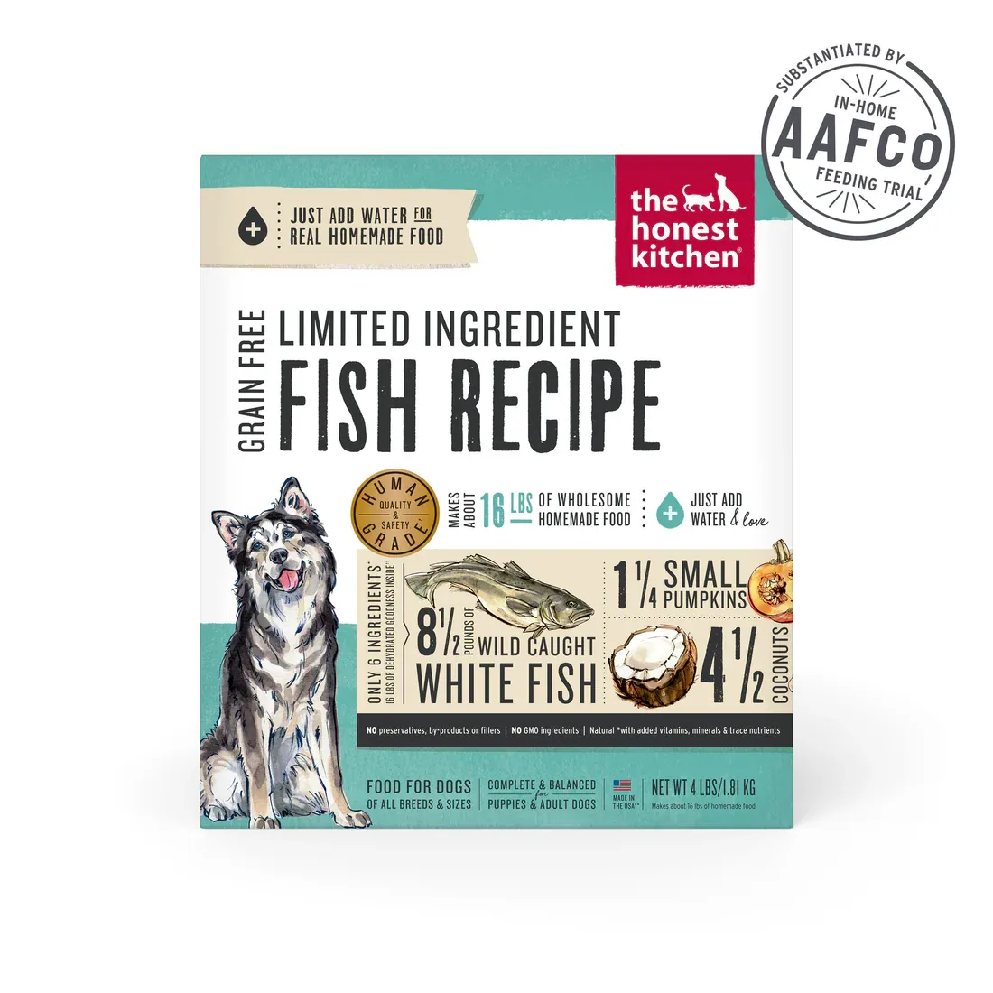 HONEST KITCHEN 4# LID FISH