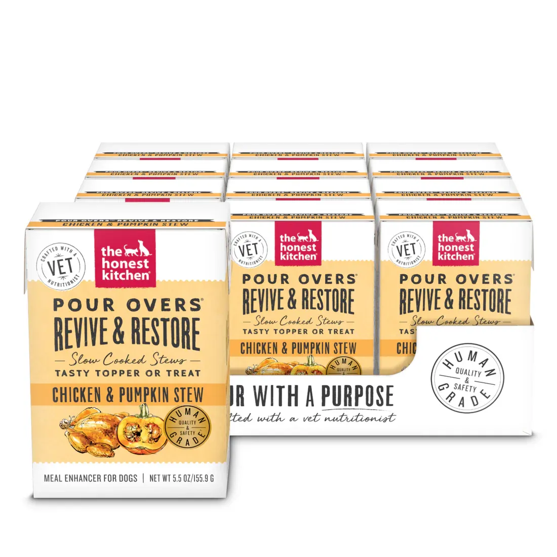 HONEST KITCHEN 5OZ POUR OVER CHICKEN &amp; PUMPKIN