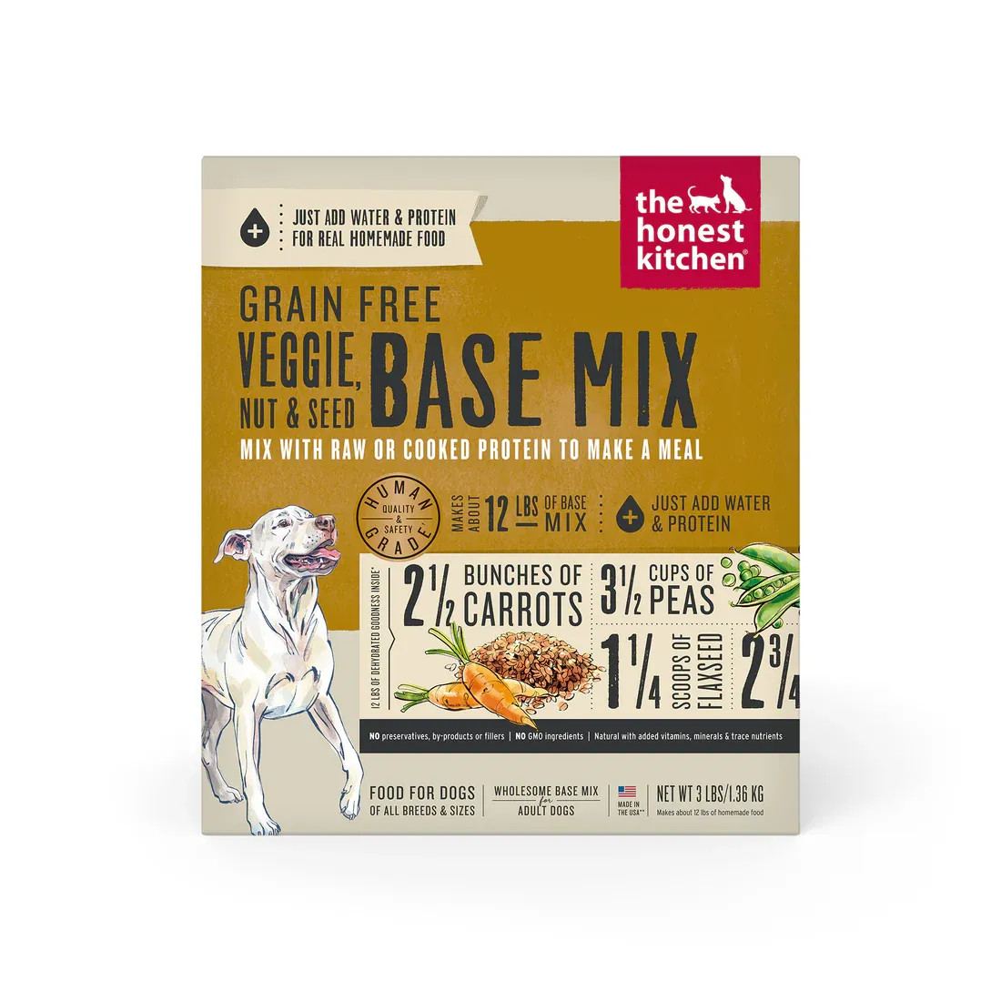 HONEST KITCHEN 7# BOX GRAIN-FREE VEGGIE, NUT &amp; SEED