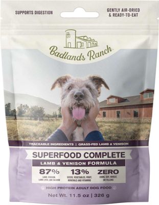 BADLANDS RANCH DOG 24OZ SUPERFOOD COMPLETE LAMB/VENISON