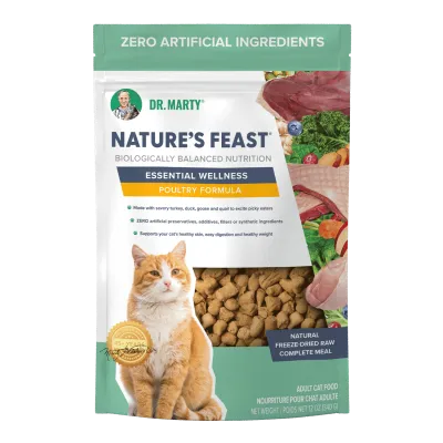 DR MARTY&#39;S CAT 12OZ  FEAST POULTRY