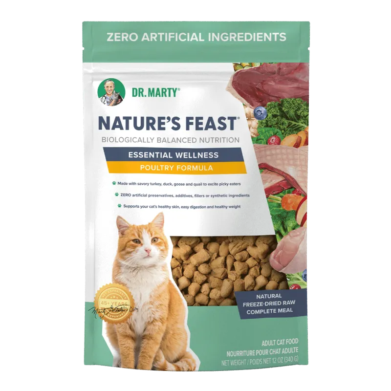 DR MARTY&#39;S CAT 5.5OZ  FEAST POULTRY