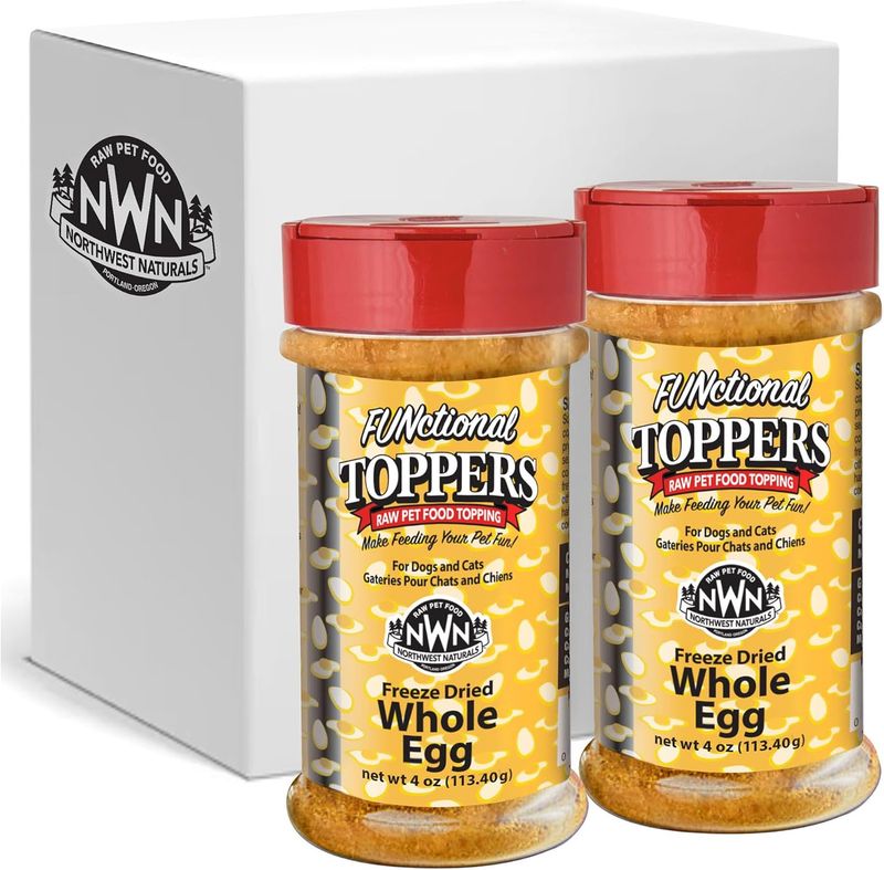 NORTHWEST NATURALS 4OZ TOPPERS WHOLE EGG