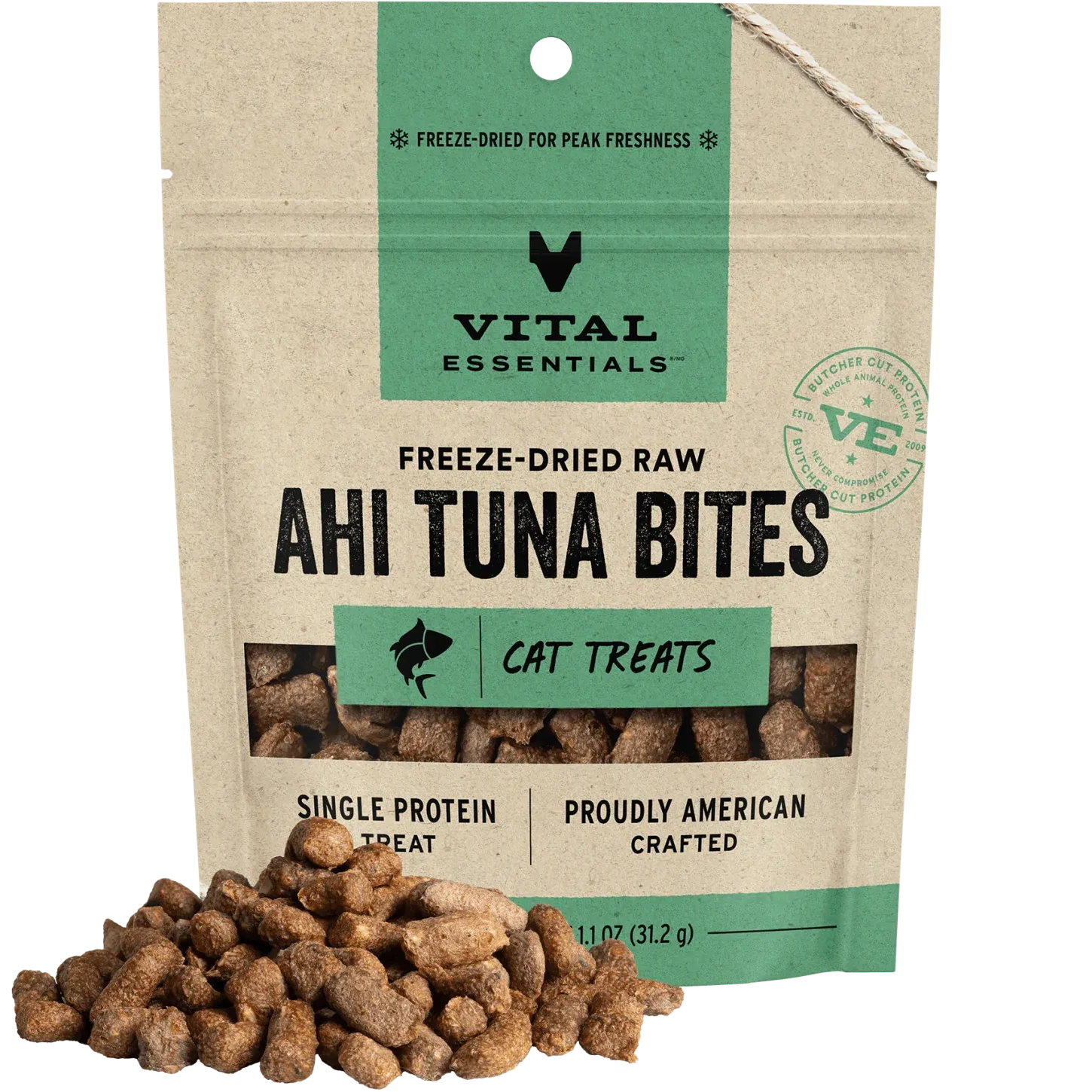 VITAL ESSENTIALS CAT 1.1OZ AHI TUNA BITES