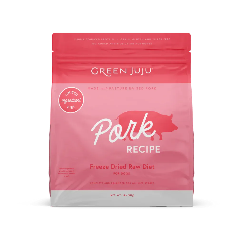 GREEN JUJU 14OZ FREEZE DRIED RAW PORK