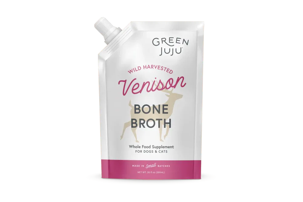GREEN JUJU 20OZ VENISON BNE BROTH