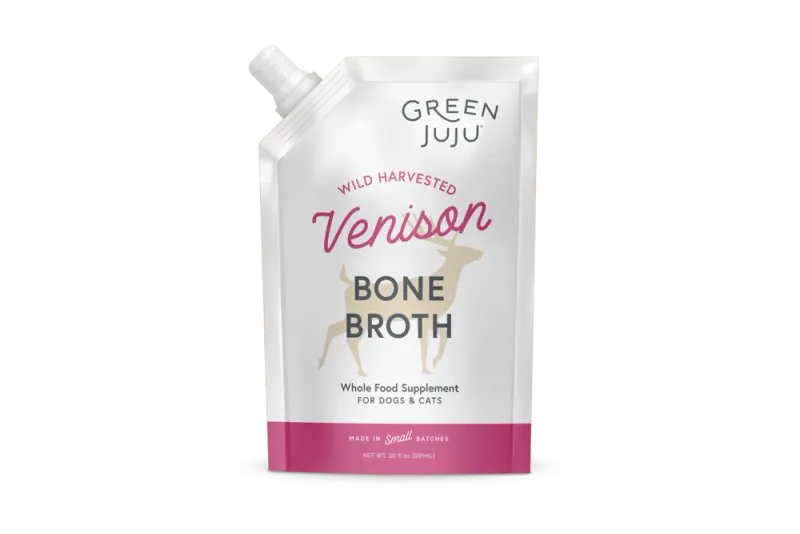 GREEN JUJU 20OZ VENISON BNE BROTH