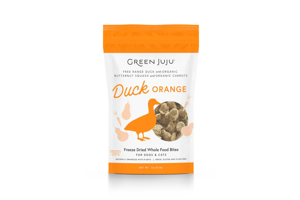 GREEN JUJU DOG 3OZ FREEZE DRIED DUCK