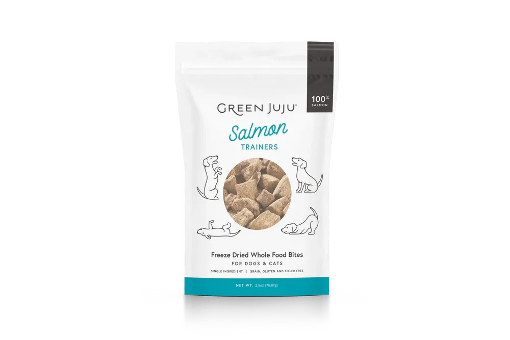 GREEN JUJU DOG 2.5OZ FREEZE DRIED TRAIN SALMON