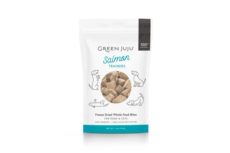 GREEN JUJU DOG 2.5OZ FREEZE DRIED TRAIN SALMON