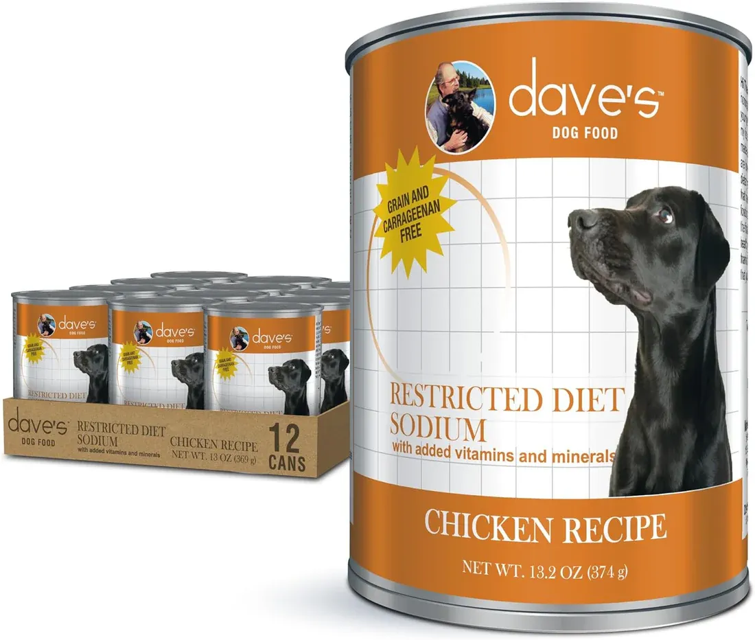 DAVE&#39;S DOG 13OZ  RESTRCT SODIUM CHICKEN