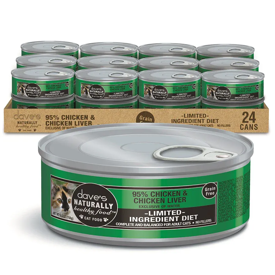 DAVE&#39;S CAT 5.5OZ CHICKEN PATE FORMULA
