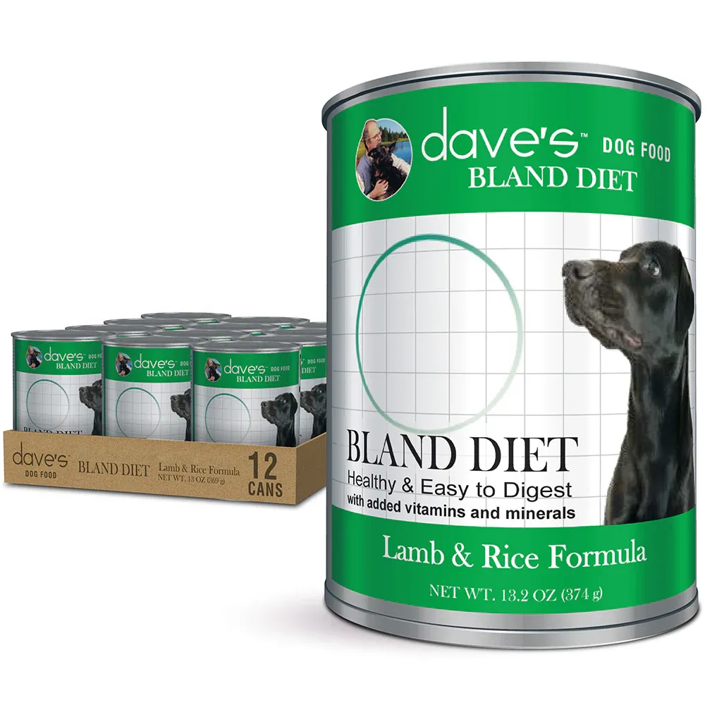 DAVE&#39;S DOG 13.2OZ BLAND LAMB &amp; RICE