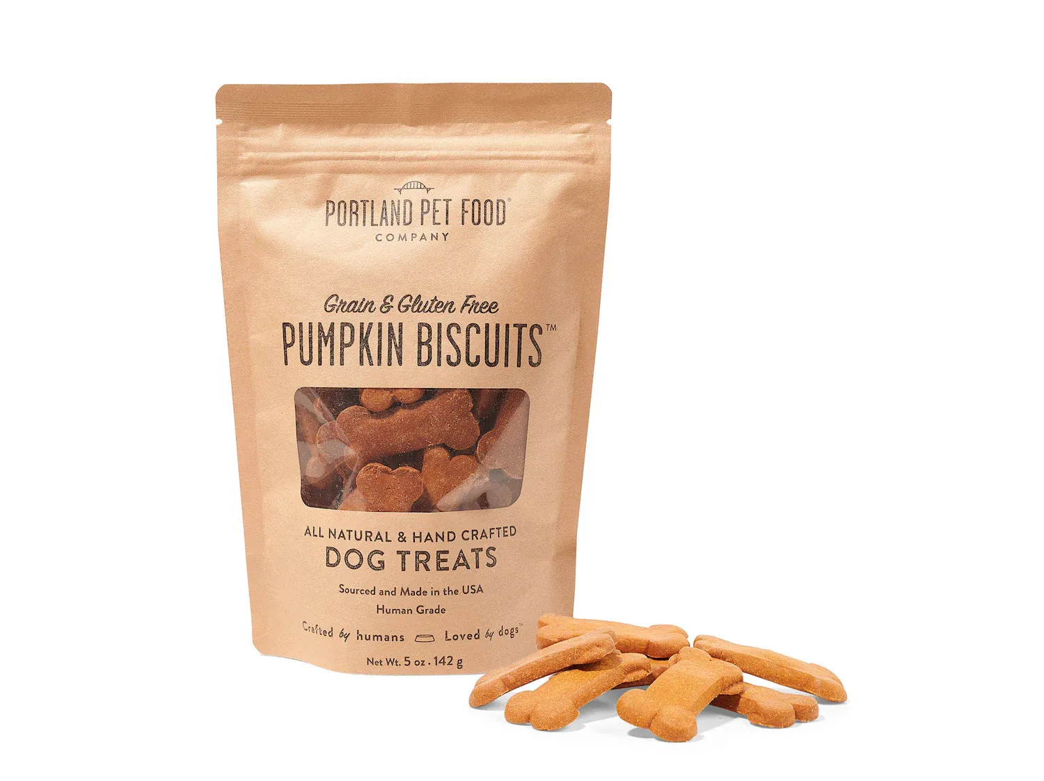 PORTLAND PET GRAIN/GLUTEN FREE PUMPKIN BREW BISCUITS 5OZ