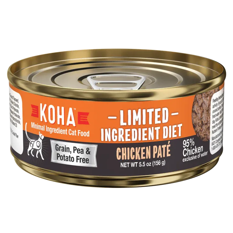 KOHA CAT 5.5OZ LIMITED CHICKEN PATE