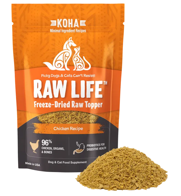 KOHA DC 8OZ GF FREEZE DRIED TOPPER CHICKEN