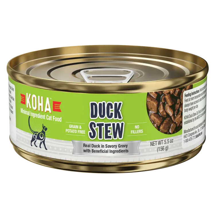 KOHA CAT 5.5OZ DUCK STEW