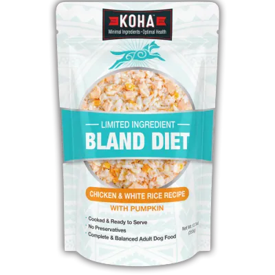 KOHA DOG 12.5OZ BLAND DIET CHICKEN, RICE, PUMPKIN