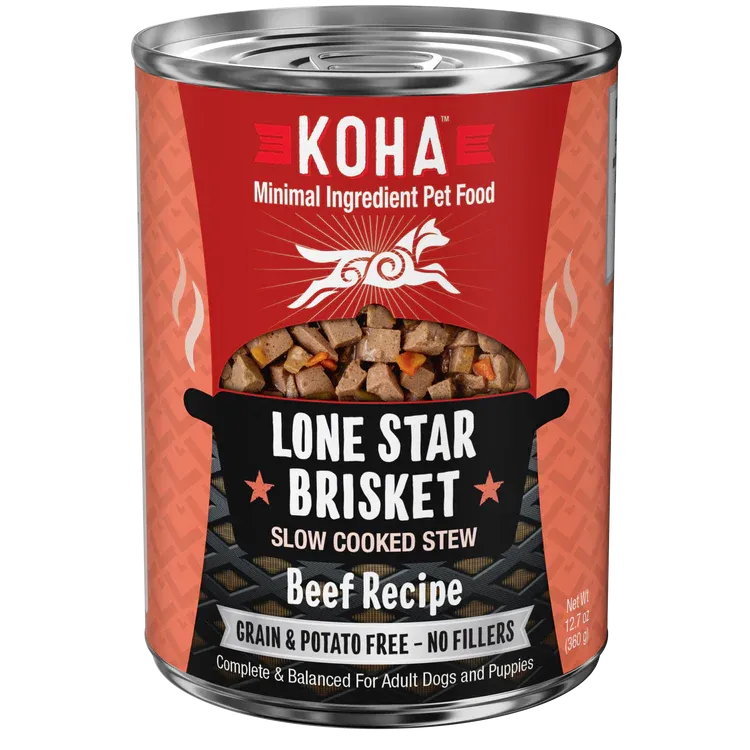 KOHA DOG 12.7OZ LONE STAR BRISKET BEEF