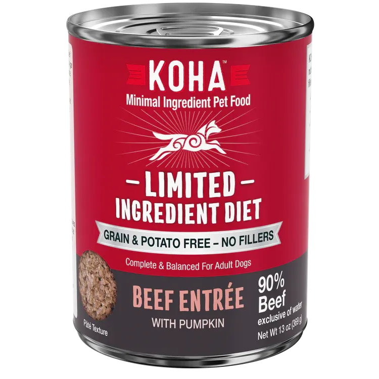 KOHA DOG 13OZ LIMITED INGREDIENT BEEF