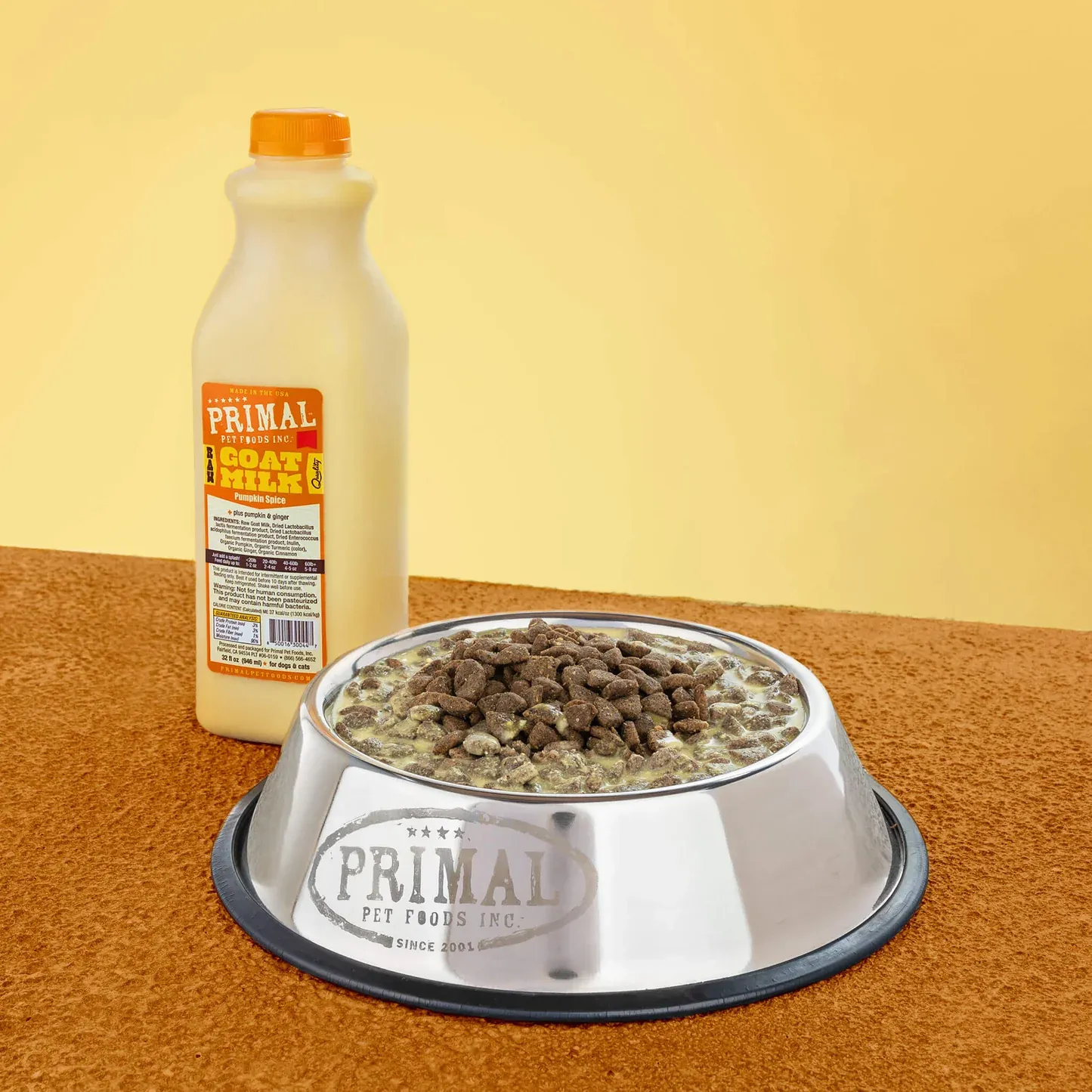 PRIMAL 1QT FROZEN GOAT MILK PUMPKIN SPICE