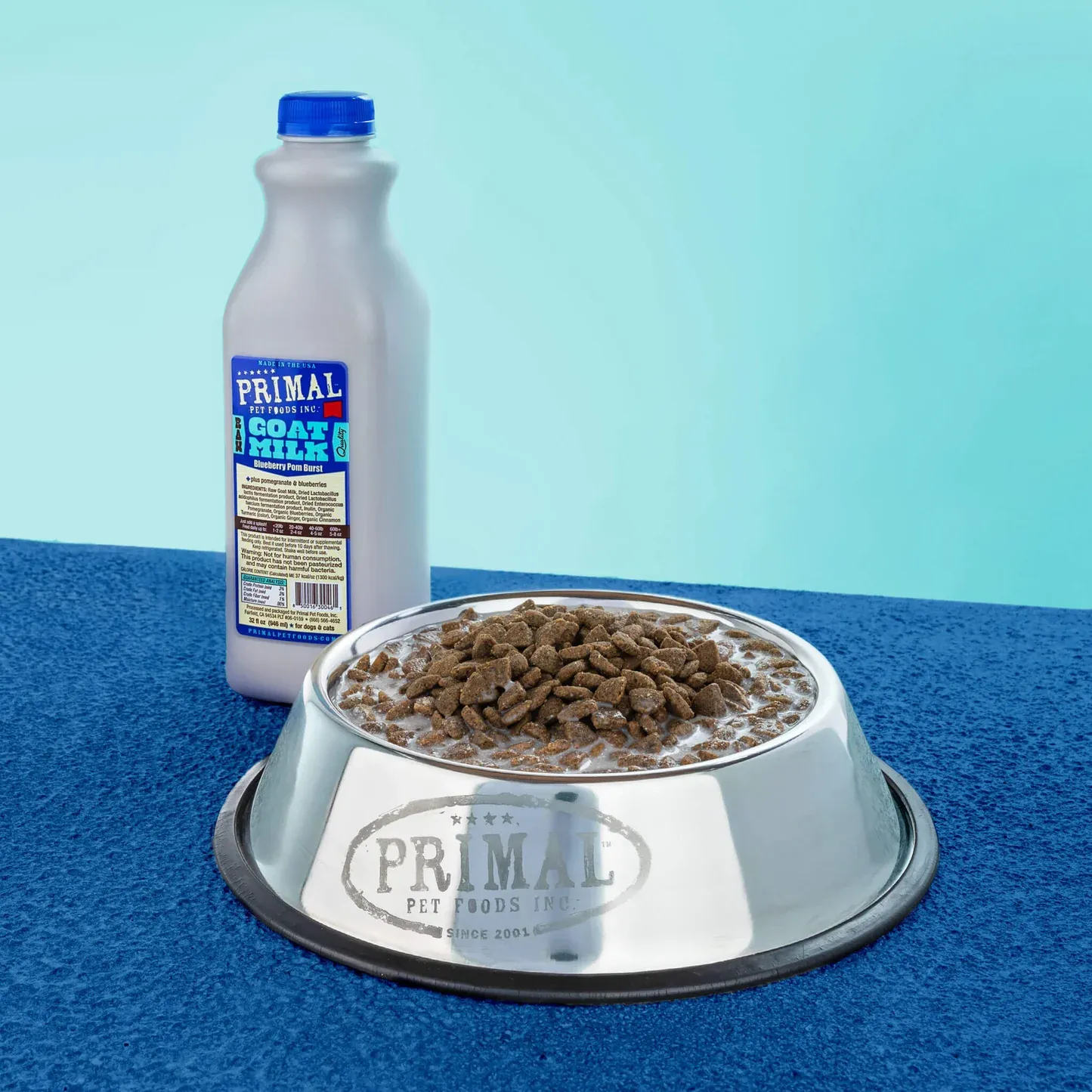 PRIMAL 1QT FROZEN GOAT MILK BLUEBERRY POM BURST
