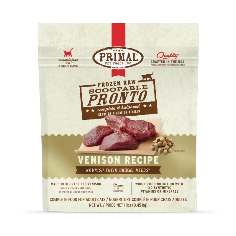 PRIMAL CAT 14OZ VENISON