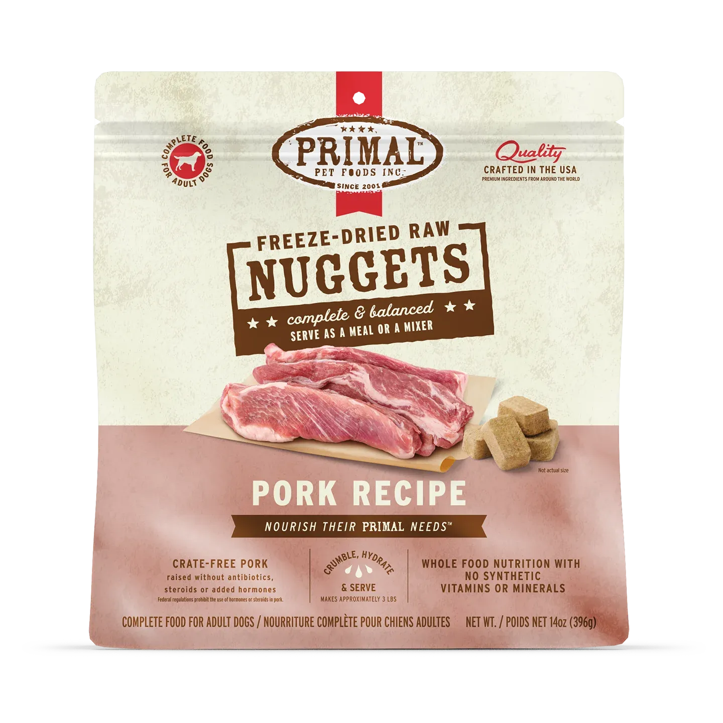 PRIMAL DOG 14OZ PORK