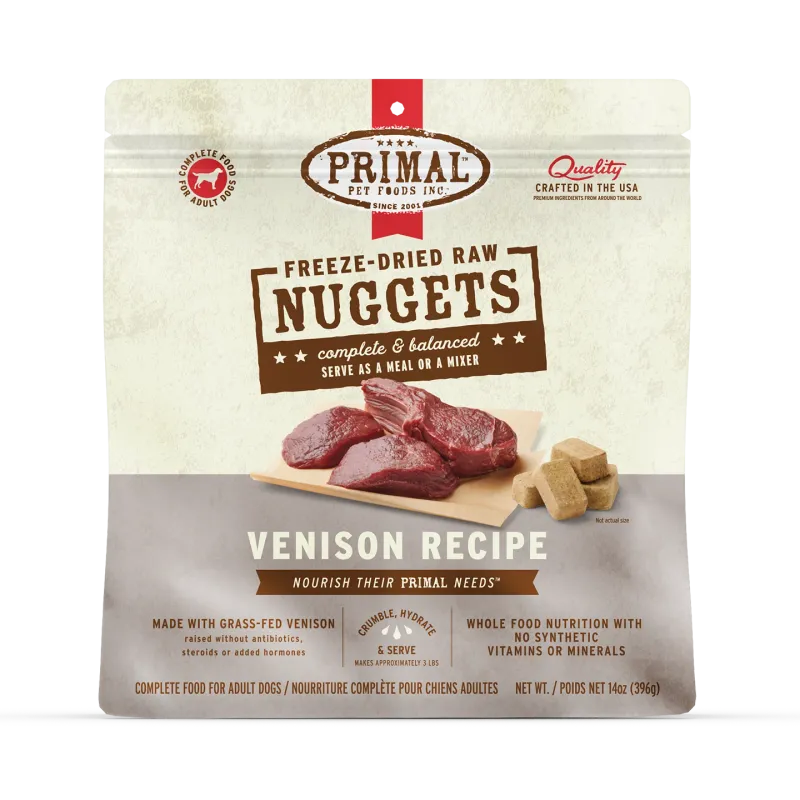 PRIMAL DOG 14OZ VENISON
