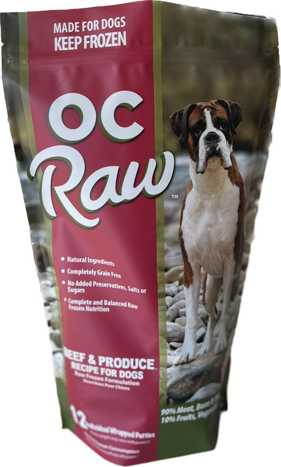 OC RAW 6# FROZEN PATTIES BEEF &amp; PRODUCE