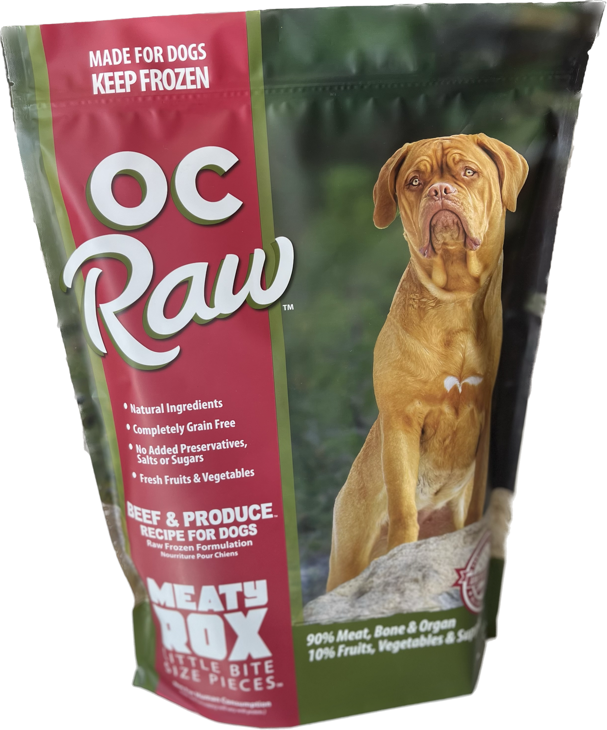 OC RAW 7# MEATY ROX BEEF &amp; PRODUCE