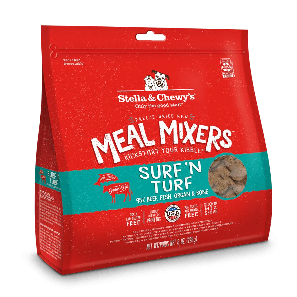 STELLA &amp; CHEWY&#39;S CAT 3.5OZ MORSELS SURF &amp; TURF