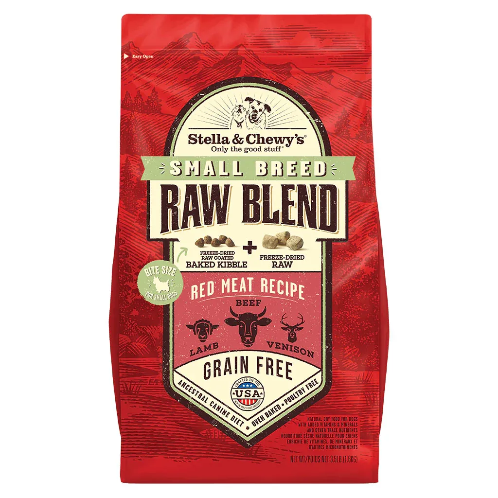 STELLA &amp; CHEWY&#39;S DOG 10# RAW BLEND SMALL BREED RED MEAT