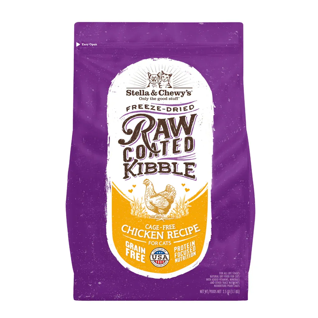 STELLA &amp; CHEWY&#39;S CAT10# RAW COATED KIBBLE CHICKEN