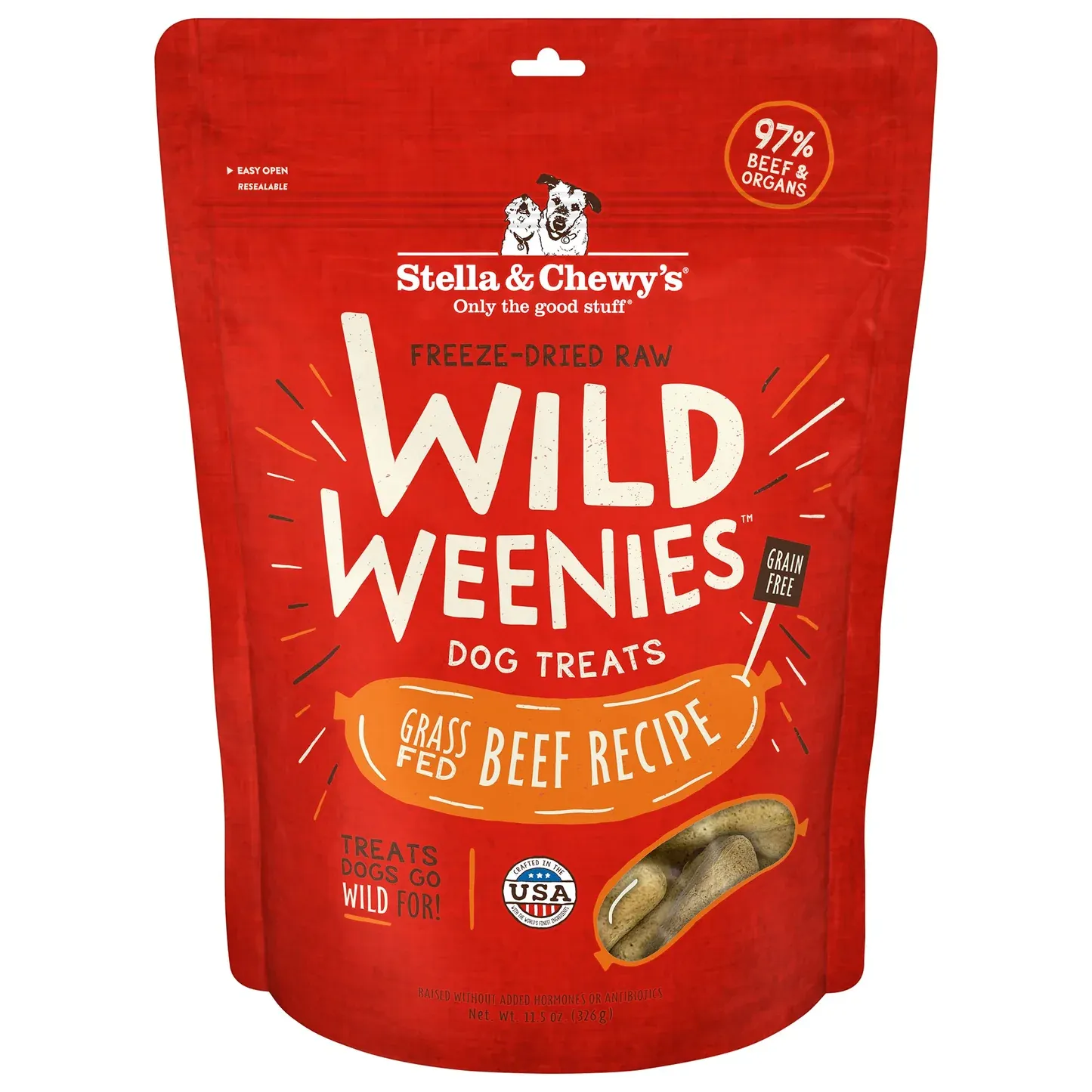 STELLA &amp; CHEWY&#39;S DOG  11.5OZ WILD WEENIES BEEF