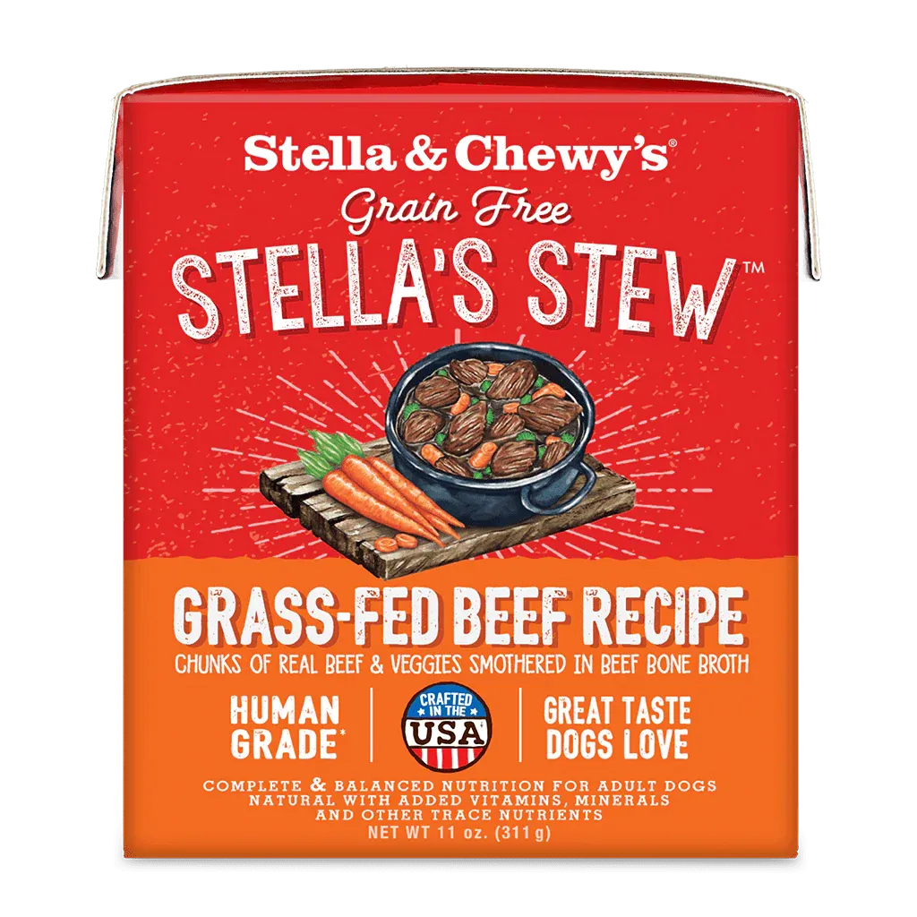 STELLA &amp; CHEWY&#39;S DOG 11OZ STEW GRASS FED BEEF