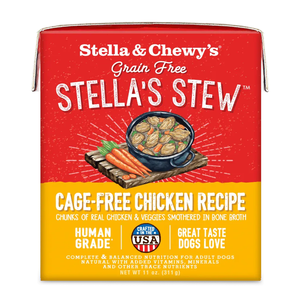 STELLA &amp; CHEWY&#39;S DOG 11OZ STEW CAGE FREE CHICKEN