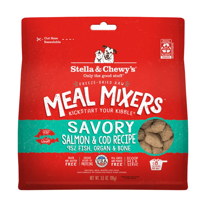 STELLA &amp; CHEWY'S DOG 18OZ MEAL MIXERS SALMON &amp; COD