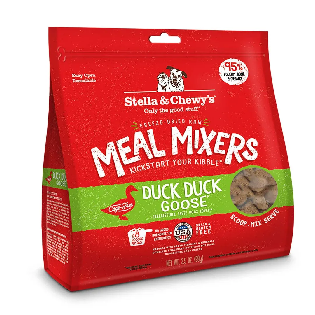 STELLA &amp; CHEWY&#39;S DOG 3.5OZ MEAL MIXERS DUCK &amp; GOOSE