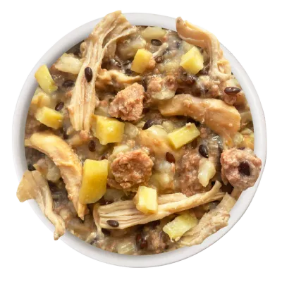 WERUVA AWESOME SHINY SKN COAT CHKN BRWN RICE 14OZ