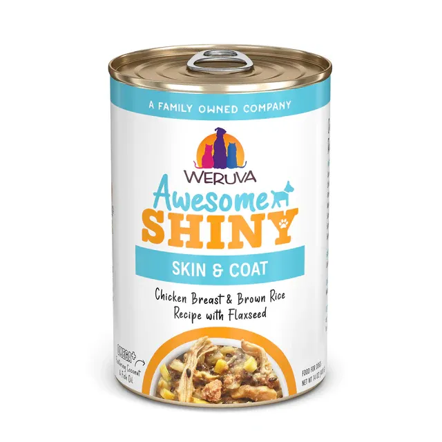 WERUVA AWESOME SHINY SKN COAT CHKN BRWN RICE 14OZ