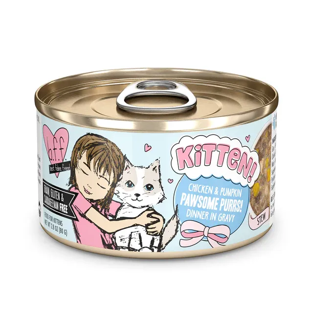 WERUVA BFF PAWSOME PURRS KITTEN CAN 2.8OZ