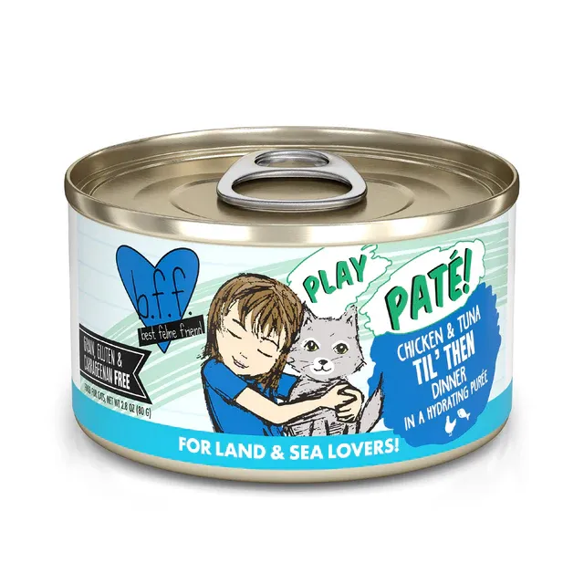 WERUVA BFF PLAY - CHICKEN &amp; TUNA - TIL THEN 2.8OZ CAN