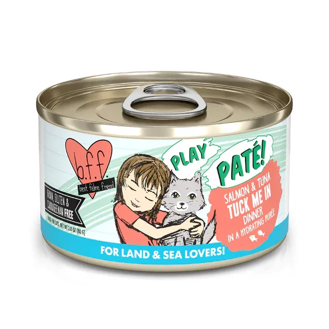 WERUVA BFF PLAY - SALMON &amp; TUNA TUCK ME IN - 2.8OZ CAN